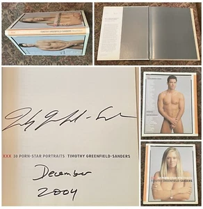 Timothy Greenfield-Sanders HAND SIGNED XXX: 30 Porn-Star Portraits HC Book w DJ - Picture 1 of 8