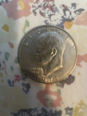 1971-S Eisenhower Silver Dollar 40% Silver $1 US Mint Coin - Image 1 of 2