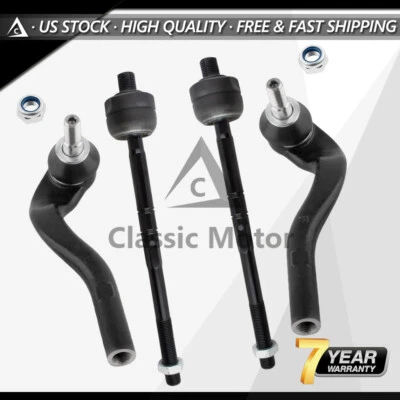 Front Inner Outer Tie Rod End for Mercedes-Benz E550 2010-2011/E63 AMG 2010-2013 Foto 1 de 4