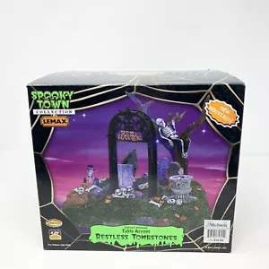 Lemax Spooky Town Restless Tombstones 74605 Halloween Animated Retired 2007 - Bild 1 von 6