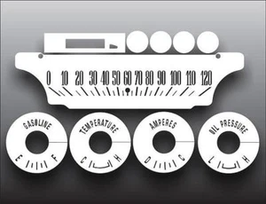 White Face Gauges for 1964-1966 Mercury Comet - Foto 1 di 4