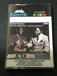 JOHNNY PACHECO & PETE CONDE "LA COMBINACION PERFECTA"FANIA 4XT SLPV-380 CASSETTE - Picture 1 of 5