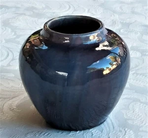 ART DECO WESCONTREE CANDY WARE MOTTLED GLAZE SMALL VASE c1920s 8CM TALL - Picture 1 of 6