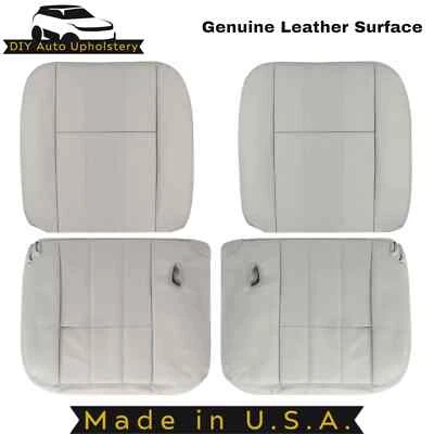 2006-2011 Fits Mercury Grand Marquis Leatherette Front Seat Covers Med Lt Stone - Image 1 of 4