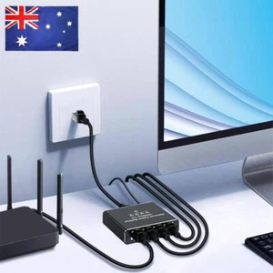 1 To 4 RJ45 Splitter with USB Power Cable 1000Mbps for Cat5/5e/6/7/8 Cable - Afbeelding 1 van 10