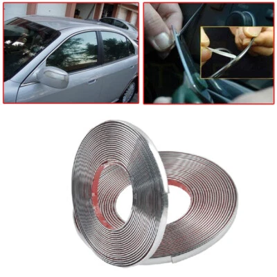 12.5m Car Door Edge Scratch Guard Moulding Decor Trims Strip Soft PVC/3M Tape - Image 1 of 4