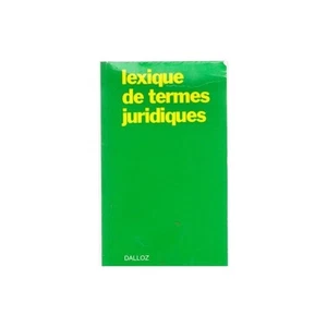 LEXIKON DER JURISTISCHEN BEGRIFFE von Raymond GUILLIEN und Jean VINCENT Éd. Dalloz 1989 - Bild 1 von 1