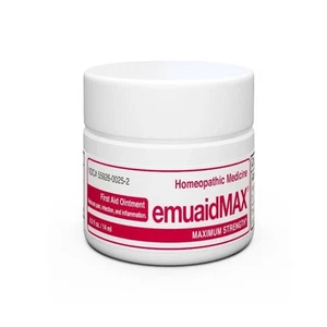 EMUAIDMAX Erste-Hilfe-Salbe 2 Unzen - Linderung von Hautreizungen hilft, kleinere zu beruhigen -- - Bild 1 von 5