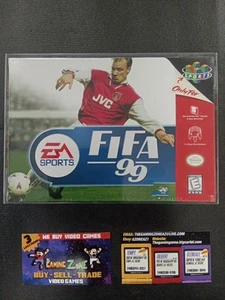 (NEU) Nintendo 64 FIFA 99 "Factory Sealed" mit Schutzhülle - Bild 1 von 8