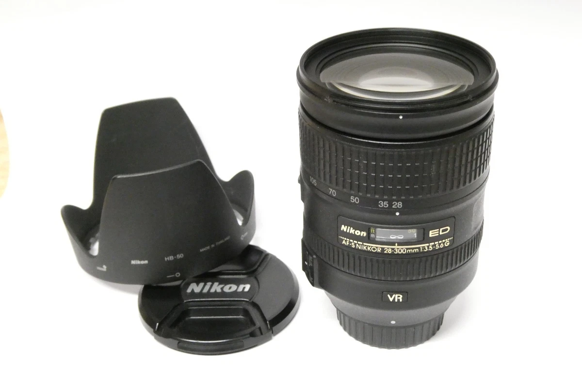 訳あり Nikon AF-S 28-300mm f/3.5-5.6G ED VR Nikon AF-S 28-300 mm 1:3.5-5.6G ED VR Reisezoom-Objektiv inkl. HB