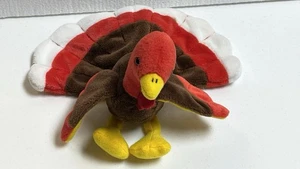 Ty Beanie Babies, 1996 Retired Gobbles The Turkey No hang tag. - Bild 1 von 13