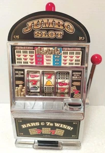 Jumbo Slot Machine Replica Coin Bank Luci Lampeggianti Casinò Funziona Ottimo - Foto 1 di 5