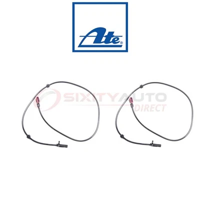 2 pc ATE Rear ABS Wheel Speed Sensor for 2012-2015 Mercedes-Benz C250 - ng Foto 1 de 4