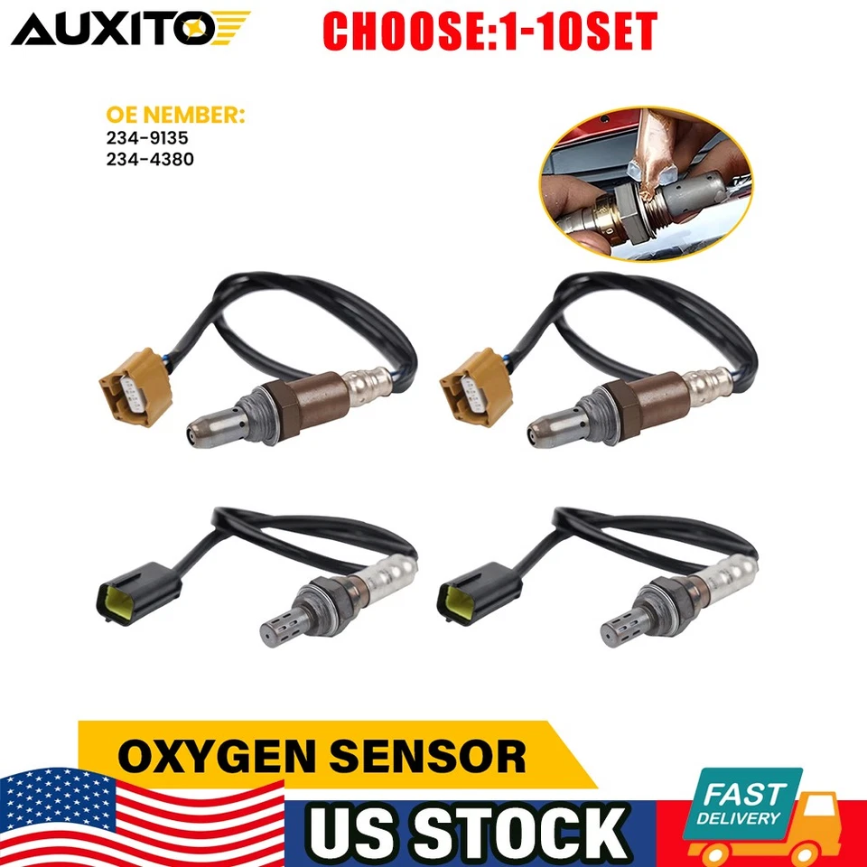 Sensor de oxígeno O2 aguas arriba + aguas abajo para 11-13 Infiniti G37 M37 FX37 FX35 4-20X Foto 1 de 4