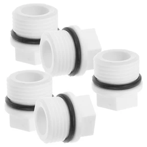 5pcs 1/2 Male Thread PPR Pipe Plug End Cap Connectors for Garden Hose New - Picture 1 of 12