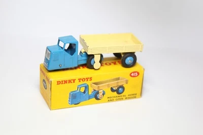 Dinky 415 Mechinal Caballo y Carro Abierto En Caja Original - Excelente De Colección Foto 1 de 4