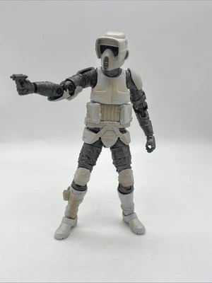 "Figura de acción State Wars The Black Series Scout Trooper 6"" carbonizada suelta" Foto 1 de 4