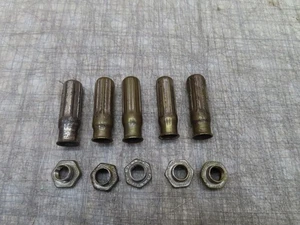 SET OF 5 VTG ANTIQUE MODEL A T FORD CHEVY SCHRADER TIRE VALVE STEM COVER CAP REO - Picture 1 of 14