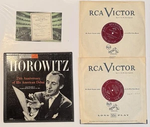 33 LP Vinyl Record, Horowitz 25th Anni. Of American Debut, 2LP Box, 1953 RCA, VG - Picture 1 of 14