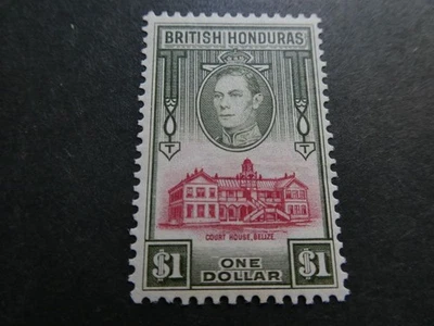 БРИТАНСКИЙ ГОНДУРАС 1938 $1 MNH CAT £55 - Изображение 1 из 2