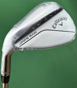 Callaway Jaws Raw Full Toe Sand SW Wedge LEFT Hand 56-10* J-Grind Steel LH NEW - Picture 1 of 6