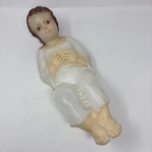Vintage Jesuskind Empire beleuchtete Blasform Weihnachten Krippe 18 Zoll - Bild 1 von 10