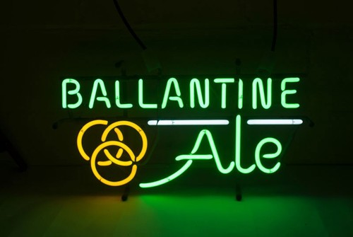Ballantine Ale Neon Sign 19x15 Lamp Light Glass Handcraft Poster Artwork