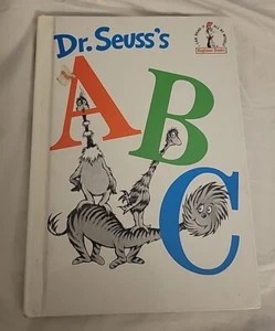 Dr. Seuss's ABC 1st Edition 1963 1st Edition Early Suess Beginner Book Vintage - Picture 1 of 7