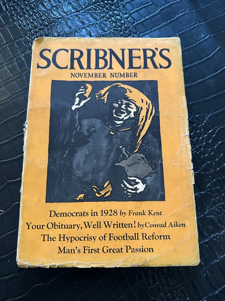 NOVEMBER 1927 The Scribners magazine - Great ads - Image 1 of 1