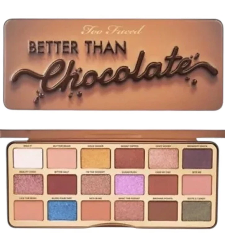 Too Faced Better Than Chocolate Eyeshadow Palette – Cocoa-Infused – NEW - Image 1 of 1