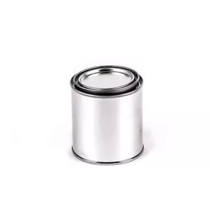 Metal Tin Cans with Lids (8 oz 1 Pack Of 6) Metal Paint Candle Vessel New - Picture 1 of 3