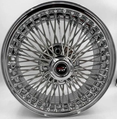 ONE NEW Dayton Wire Wheel 15 X 7" 5.25" Backspace Bolt Pattern: 4 on 4.25" - Image 1 of 4