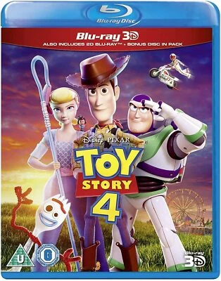 Disney Pixar Toy Story 4 [Blu-ray + Blu-ray 3D] [2019] New Sealed - Image 1 of 2