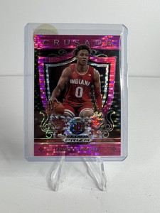 Romeo Langford 2019-20 Panini Prizm Draft Picks Crusade Pink Pulsar #99