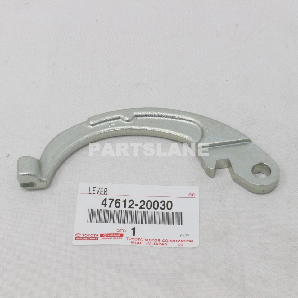 Palanca zapata freno estacionamiento izquierda Toyota Camry Celica Lexus ES300 OEM 47612-20030 Foto 1 de 2