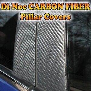 CARBON FIBER Di-Noc Pillar Posts for Honda Pilot 03-08 6pc Set Door Trim Cover
