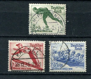 German Reich WW II : Winter Olympia set from 1935 - used - Picture 1 of 1