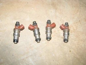88-89 Toyota MR2 Supercharged 4agze Fuel Injector set x4 OEM used 23250-16061 - Picture 1 of 3