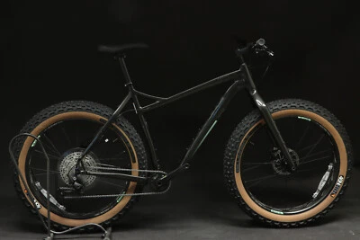 Salsa Mukluk Deore 11 Speed Fat Tire Bike XL Alloy Black NEW Display Model/Blem - Image 1 of 4