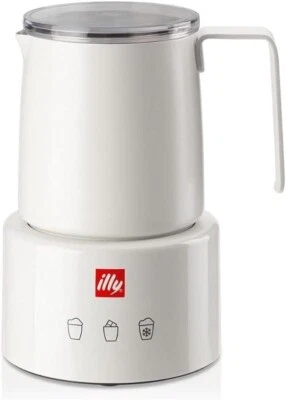 Illy 250ml Montalatte Elettrico - Schiuma latte Calda  Cioccolata Calda - Bianco - Image 1 of 4