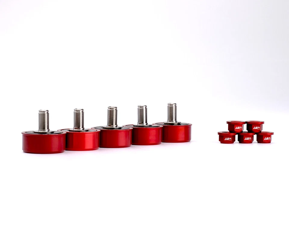 Espaciadores de goma con cojín de titanio AEM de fábrica Ducati x5 - 848-848 Evo... Foto 1 de 1