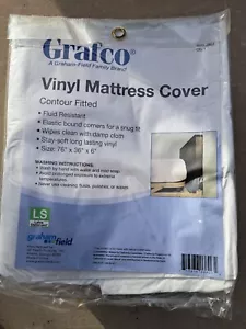 Grafco Vinyl CONTOUR Mattress cover 76" x 36" x 6" fits Drive Invacare Lumex - Picture 1 of 5