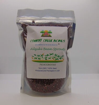 Adzuki Bean Seeds,  Non-GMO Seed For Sprouting Sprouts Microgreens - Image 1 of 4