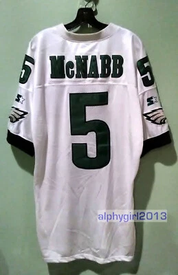 NFL  48 XL 2005 Signed Jersey Team Philadelphia Eagles Pro Bowl Donovan McNabb - Image 1 of 4