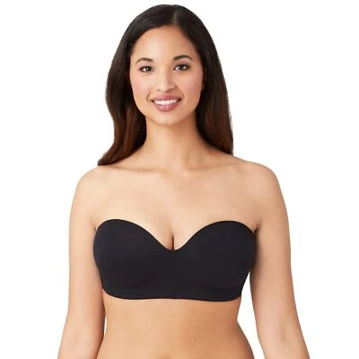 Sujetador sin tirantes Staying Power para mujer Wacoal 298257, negro, 34D Foto 1 de 3