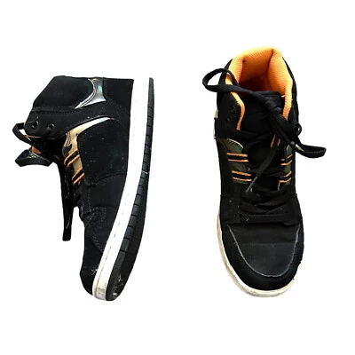 DC Shoes Zapatilla Jóvenes Niños Talla 5.5 Negro Camuflaje Gamuza Monopatín Alto Top Con Cordones Foto 1 de 4