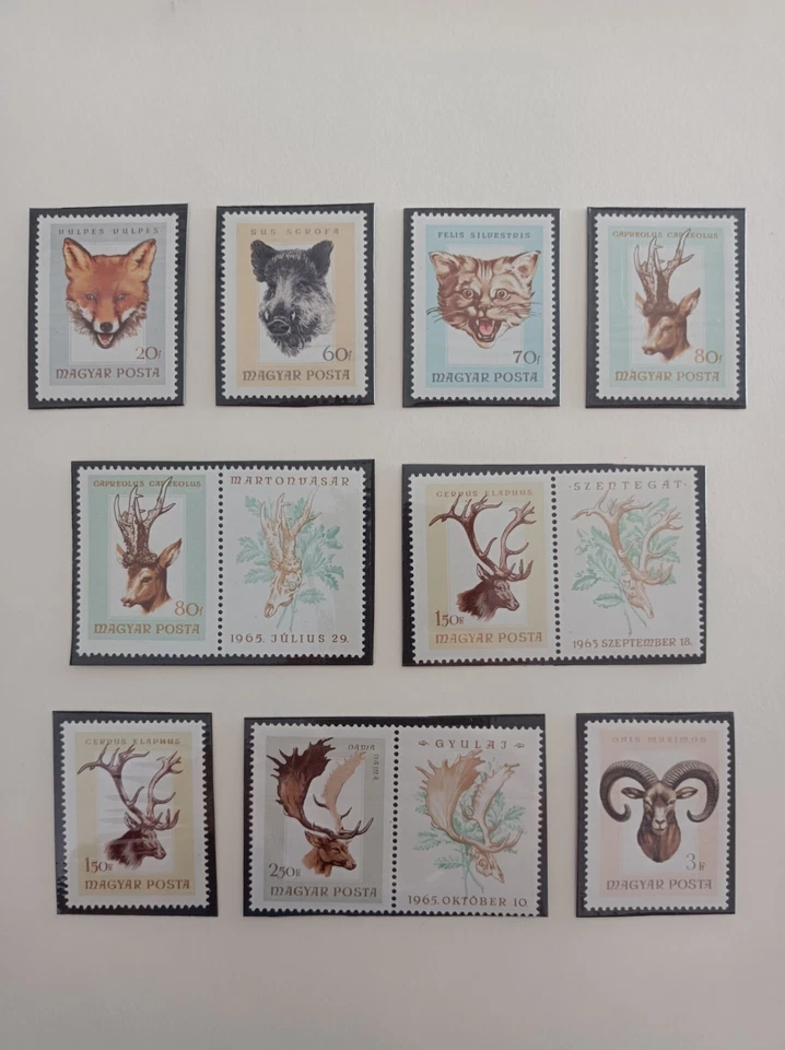 Sello Hungría 1965 Magyarország-1966 sor-Trófeák-UNC-Bélye/ 1966-70ig bloque 66/8 Foto 1 de 1