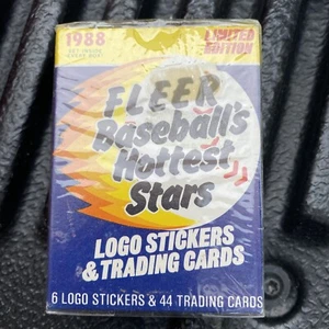 1988 Fleer Baseballs Hottest Stars 44 Card Set - Factory Sealed - Picture 1 of 3