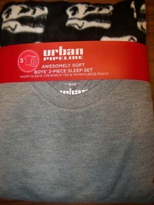 Urban Pipeline Dinosaur Flame Resistant 2 Piece Pajama PJ Set Boys Size 8 NWT - Picture 1 of 2