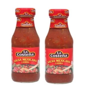 2 Flaschen Salsa Casera Mexicana a 220ml mittelscharfe grobstückige Sauce - Bild 1 von 1